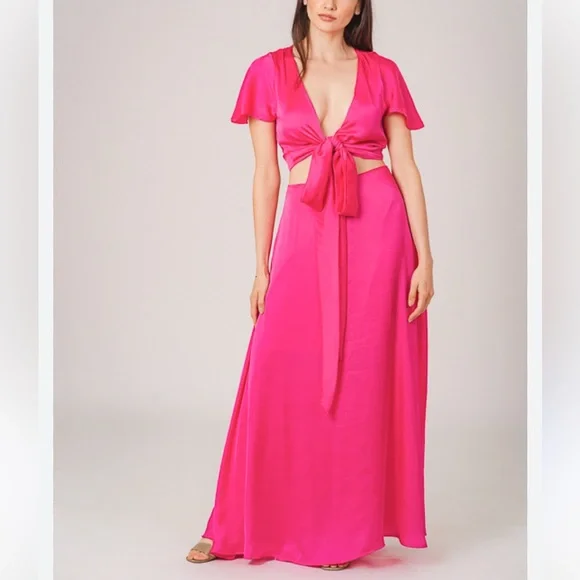 princess polly baby blue dress Brand: Runaway The Label  Rent a Dress